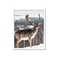 Picture of Waiting in Snow _GroupedProduct_Rectangle_Portrait_Photography _GroupedProduct_Rectangle_Portrait_Framed_Matted_