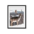 Picture of Waiting in Snow _GroupedProduct_Rectangle_Portrait_Photography _GroupedProduct_Rectangle_Portrait_Framed_Matted_
