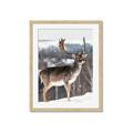 Picture of Waiting in Snow _GroupedProduct_Rectangle_Portrait_Photography _GroupedProduct_Rectangle_Portrait_Framed_Matted_