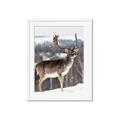 Picture of Waiting in Snow _GroupedProduct_Rectangle_Portrait_Photography _GroupedProduct_Rectangle_Portrait_Framed_Matted_