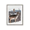 Picture of Waiting in Snow _GroupedProduct_Rectangle_Portrait_Photography _GroupedProduct_Rectangle_Portrait_Framed_Matted_