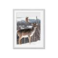Picture of Waiting in Snow _GroupedProduct_Rectangle_Portrait_Photography _GroupedProduct_Rectangle_Portrait_Framed_Matted_
