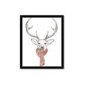 Picture of Cozy Deer _GroupedProduct_Rectangle_Portrait_Framed_Matted_