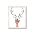 Picture of Cozy Deer _GroupedProduct_Rectangle_Portrait_Framed_Matted_