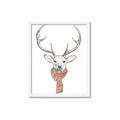 Picture of Cozy Deer _GroupedProduct_Rectangle_Portrait_Framed_Matted_