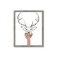 Picture of Cozy Deer _GroupedProduct_Rectangle_Portrait_Framed_Matted_
