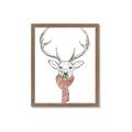 Picture of Cozy Deer _GroupedProduct_Rectangle_Portrait_Framed_Matted_