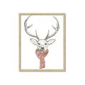 Picture of Cozy Deer _GroupedProduct_Rectangle_Portrait_Framed_Matted_