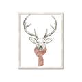 Picture of Cozy Deer _GroupedProduct_Rectangle_Portrait_Framed_Matted_
