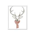 Picture of Cozy Deer _GroupedProduct_Rectangle_Portrait_Framed_Matted_