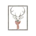 Picture of Cozy Deer _GroupedProduct_Rectangle_Portrait_Framed_Matted_