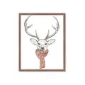 Picture of Cozy Deer _GroupedProduct_Rectangle_Portrait_Framed_Matted_