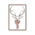 Picture of Cozy Deer _GroupedProduct_Rectangle_Portrait_Framed_Matted_