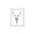 Picture of Cozy Deer _GroupedProduct_Rectangle_Portrait_Framed_Matted_