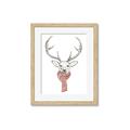 Picture of Cozy Deer _GroupedProduct_Rectangle_Portrait_Framed_Matted_