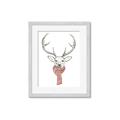 Picture of Cozy Deer _GroupedProduct_Rectangle_Portrait_Framed_Matted_