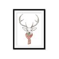 Picture of Cozy Deer _GroupedProduct_Rectangle_Portrait_Framed_Matted_