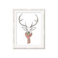 Picture of Cozy Deer _GroupedProduct_Rectangle_Portrait_Framed_Matted_