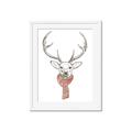 Picture of Cozy Deer _GroupedProduct_Rectangle_Portrait_Framed_Matted_