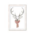 Picture of Cozy Deer _GroupedProduct_Rectangle_Portrait_Framed_Matted_