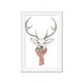 Picture of Cozy Deer _GroupedProduct_Rectangle_Portrait_Framed_Matted_