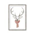 Picture of Cozy Deer _GroupedProduct_Rectangle_Portrait_Framed_Matted_