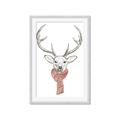 Picture of Cozy Deer _GroupedProduct_Rectangle_Portrait_Framed_Matted_