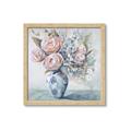 Picture of Peonies in vase _GroupedProduct_Square_Framed_Matted_