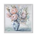 Picture of Peonies in vase _GroupedProduct_Square_Framed_Matted_
