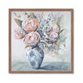 Picture of Peonies in vase _GroupedProduct_Square_Framed_Matted_