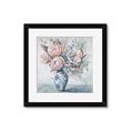Picture of Peonies in vase _GroupedProduct_Square_Framed_Matted_
