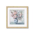 Picture of Peonies in vase _GroupedProduct_Square_Framed_Matted_