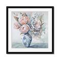 Picture of Peonies in vase _GroupedProduct_Square_Framed_Matted_