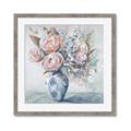 Picture of Peonies in vase _GroupedProduct_Square_Framed_Matted_