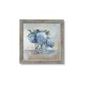 Picture of Blue Hydrangea _GroupedProduct_Square_Framed_Matted_