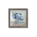 Picture of Blue Hydrangea _GroupedProduct_Square_Framed_Matted_