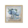 Picture of Blue Hydrangea _GroupedProduct_Square_Framed_Matted_