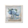 Picture of Blue Hydrangea _GroupedProduct_Square_Framed_Matted_