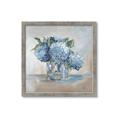 Picture of Blue Hydrangea _GroupedProduct_Square_Framed_Matted_