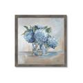 Picture of Blue Hydrangea _GroupedProduct_Square_Framed_Matted_