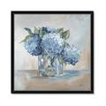 Picture of Blue Hydrangea _GroupedProduct_Square_Framed_Matted_