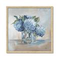 Picture of Blue Hydrangea _GroupedProduct_Square_Framed_Matted_