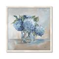 Picture of Blue Hydrangea _GroupedProduct_Square_Framed_Matted_