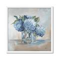 Picture of Blue Hydrangea _GroupedProduct_Square_Framed_Matted_