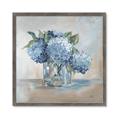 Picture of Blue Hydrangea _GroupedProduct_Square_Framed_Matted_