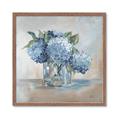 Picture of Blue Hydrangea _GroupedProduct_Square_Framed_Matted_