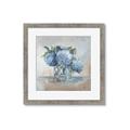 Picture of Blue Hydrangea _GroupedProduct_Square_Framed_Matted_