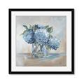 Picture of Blue Hydrangea _GroupedProduct_Square_Framed_Matted_