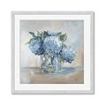 Picture of Blue Hydrangea _GroupedProduct_Square_Framed_Matted_