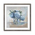 Picture of Blue Hydrangea _GroupedProduct_Square_Framed_Matted_